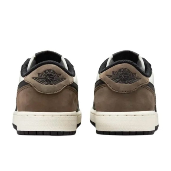 Nike Air Jordan 1 Retro Low OG Dark Mocha White Black CZ0858-102 GS Size 4Y-7Y - Picture 5 of 6